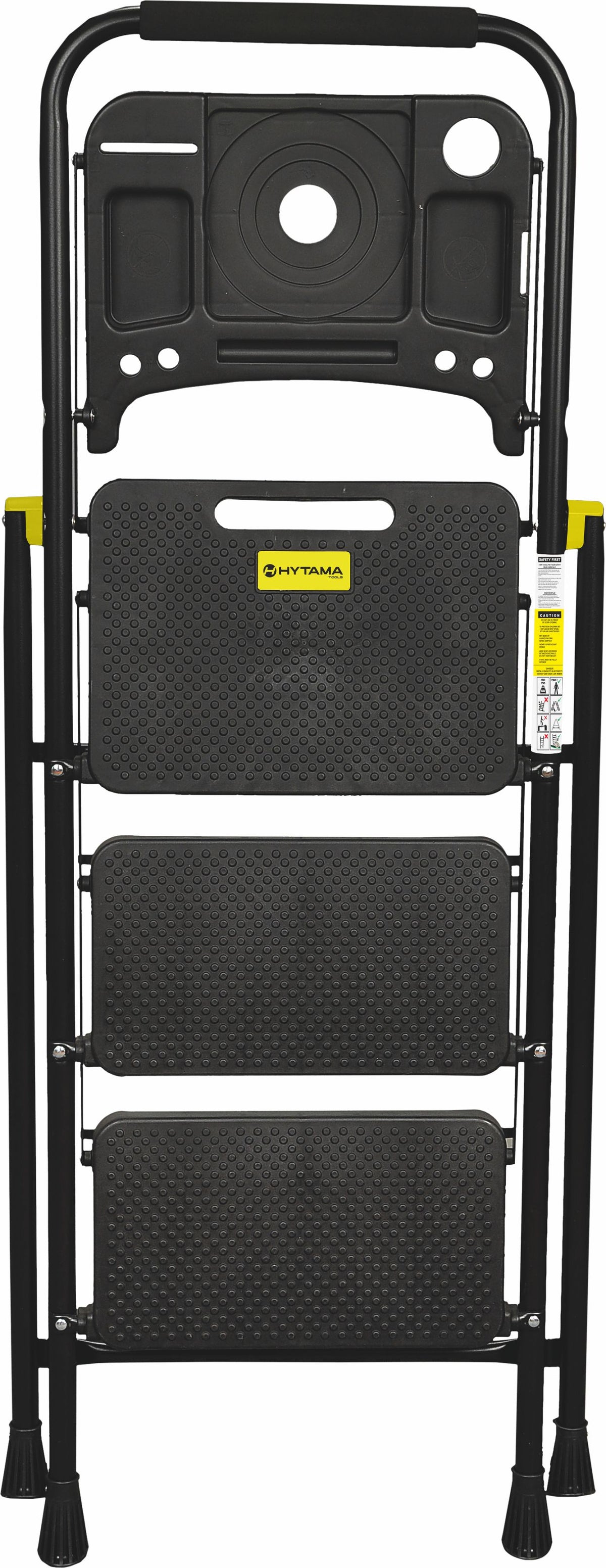 TRITTLEITER BLACK MAX "PLUS" 3 STUFEN MIT WERKZEUGABLAGE
