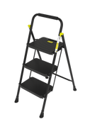 BLACK MAX 3 gradini – Scala pieghevole in acciaio TÜV HYTAMA Tools