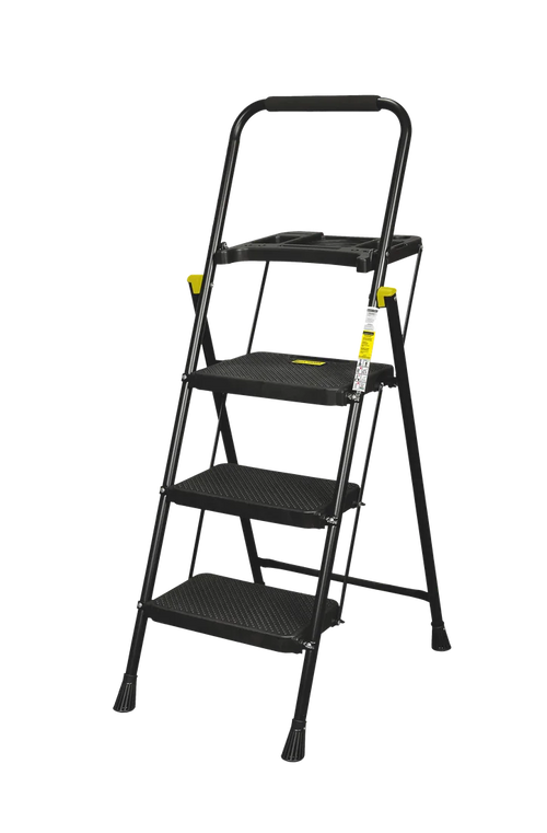 BLACK MAX PLUS 4 gradini – Scala pieghevole con vaschetta HYTAMA Tools