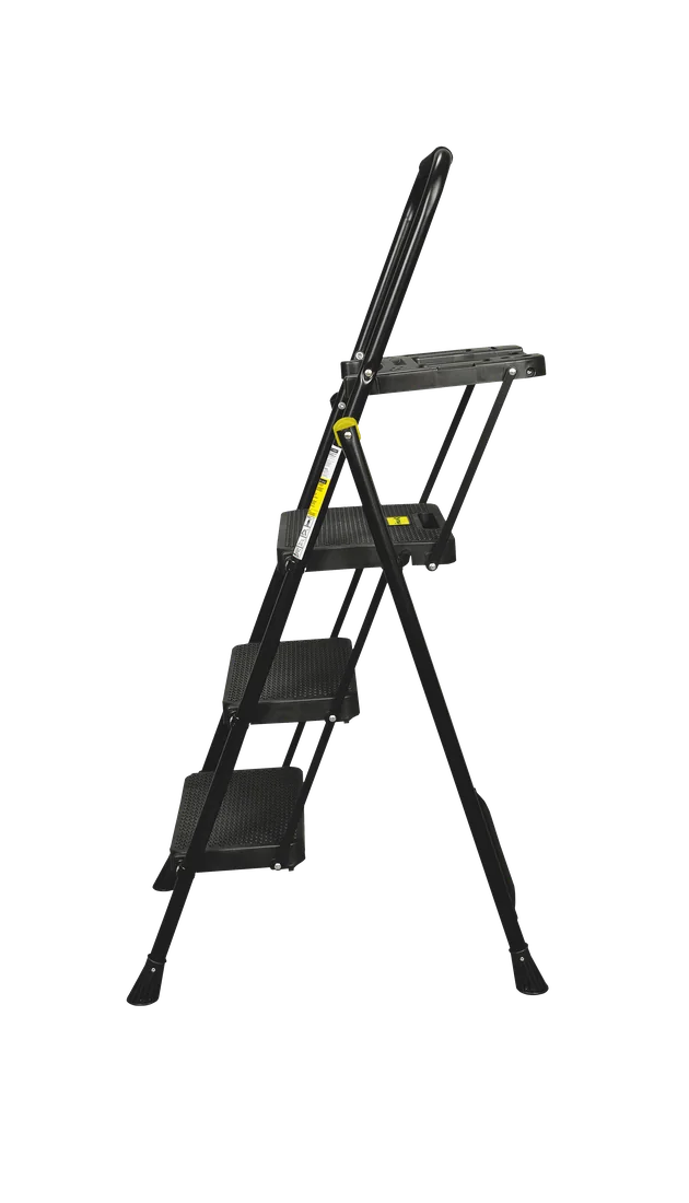 BLACK MAX PLUS 4 gradini – Scala pieghevole con vaschetta HYTAMA Tools – foto 2