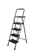 BLACK MAX PLUS 4 gradini – Scala pieghevole con vaschetta HYTAMA Tools
