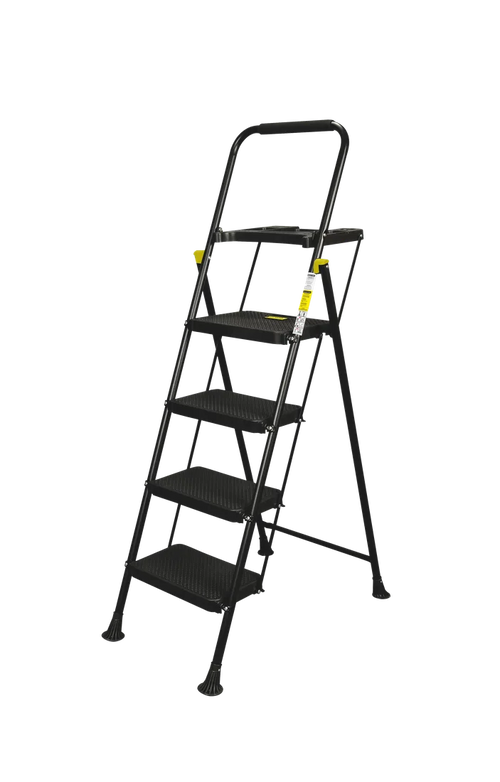 BLACK MAX PLUS 4 gradini – Scala pieghevole con vaschetta HYTAMA Tools