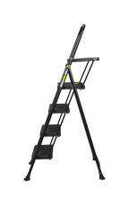 BLACK MAX PLUS 4 gradini – Scala pieghevole con vaschetta HYTAMA Tools – foto 2