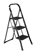 BLACK MINI 3 gradini – Sgabello pieghevole compatto TÜV HYTAMA Tools