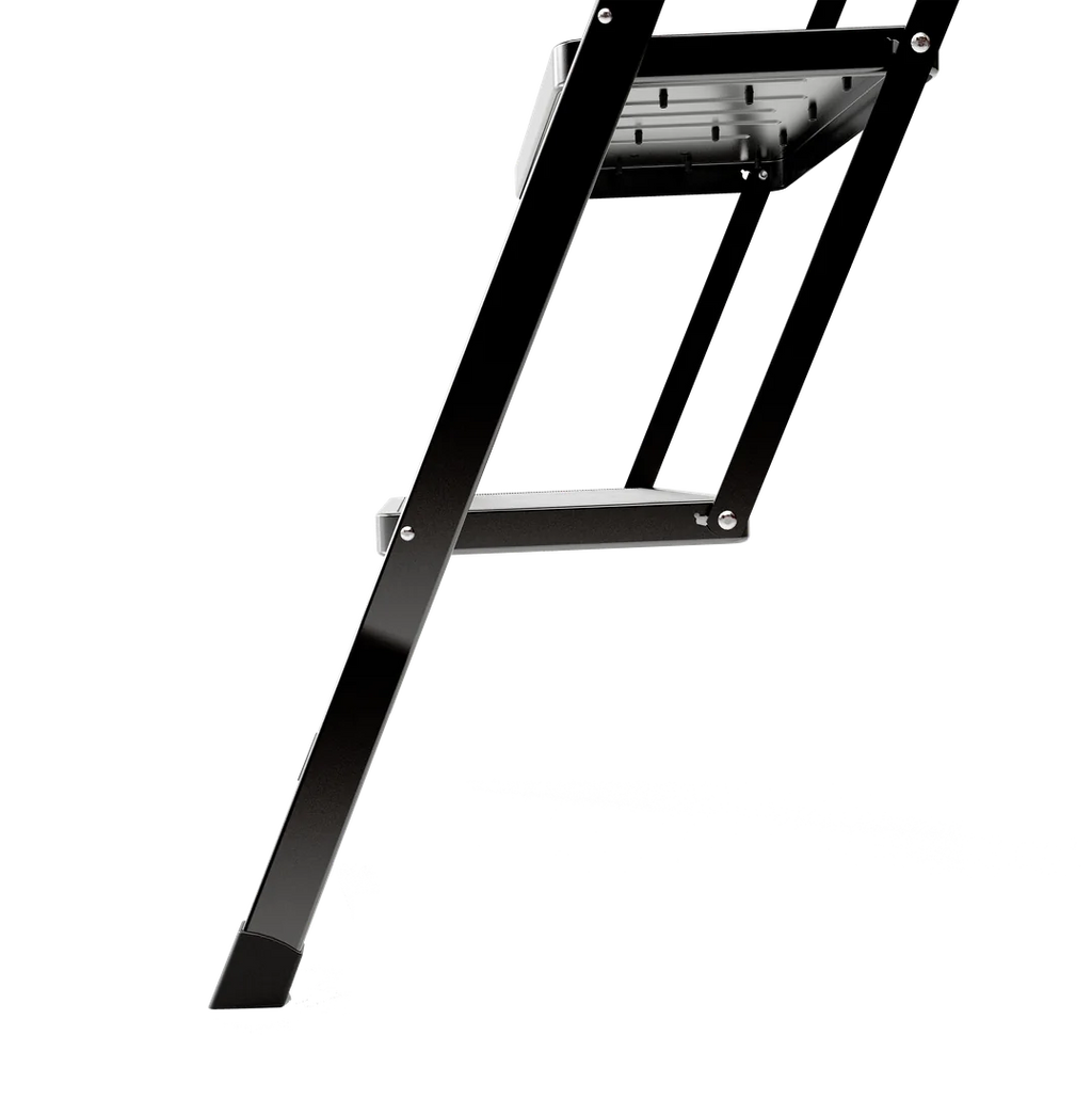 BLACK MINI – Sgabello pieghevole compatto TÜV HYTAMA Tools – dettaglio gradini