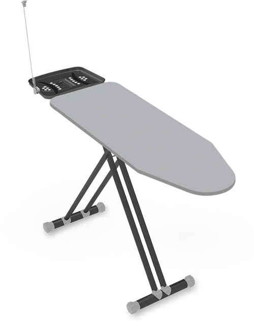 MONDO – Asse da stiro 125×42 cm con presa elettrica HYTAMA Tools