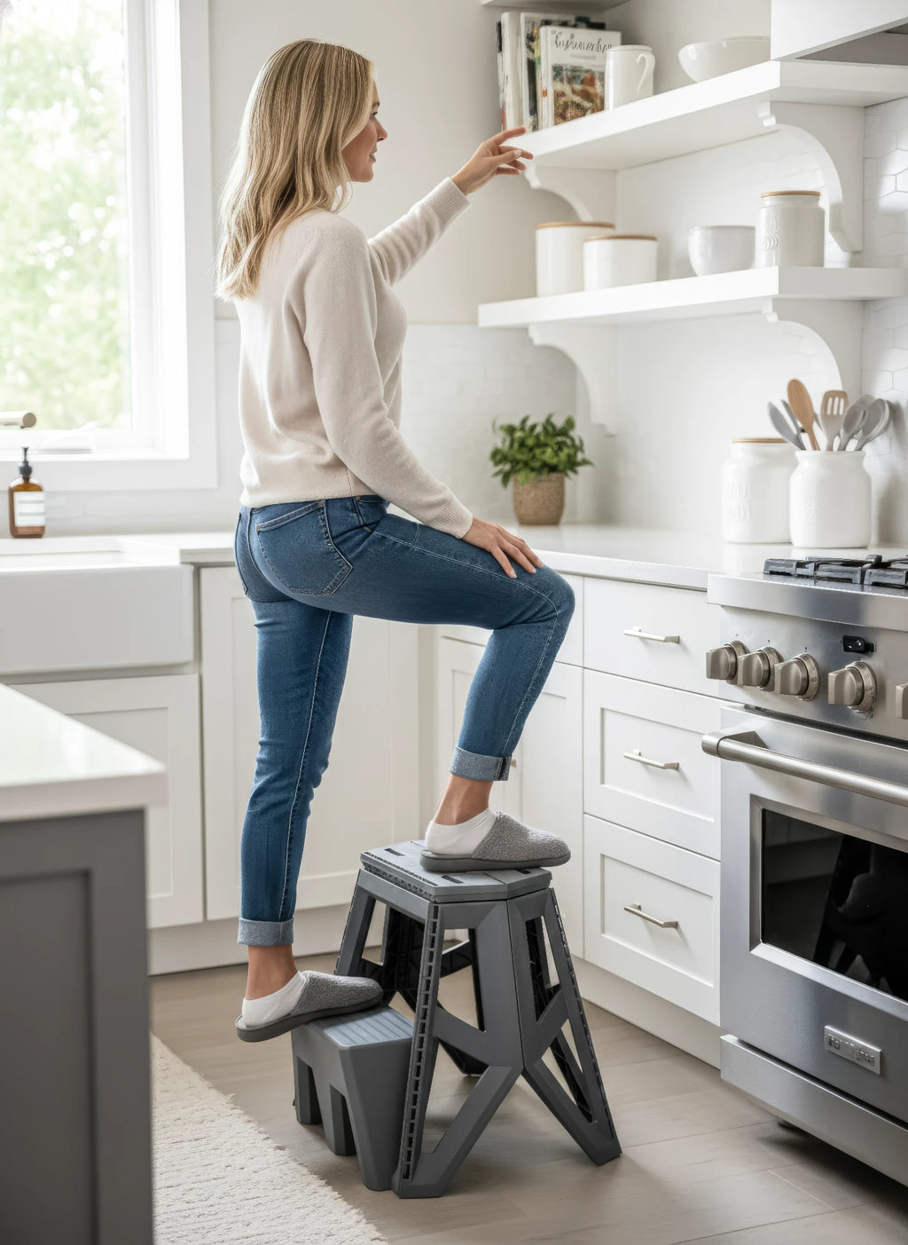 SMART STEP in cucina: salita sul gradino inferiore