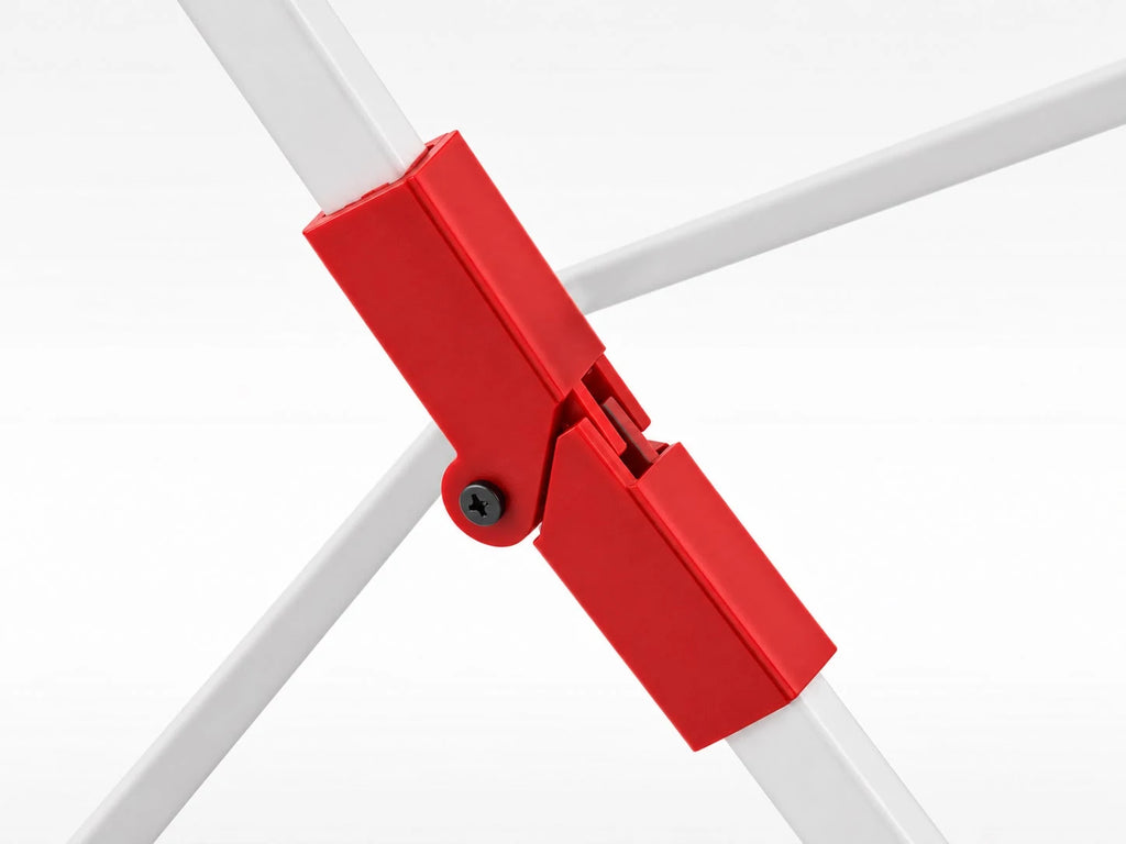 Stendibiancheria ULTRA SARA bianco / rosso: snodo di chiusura